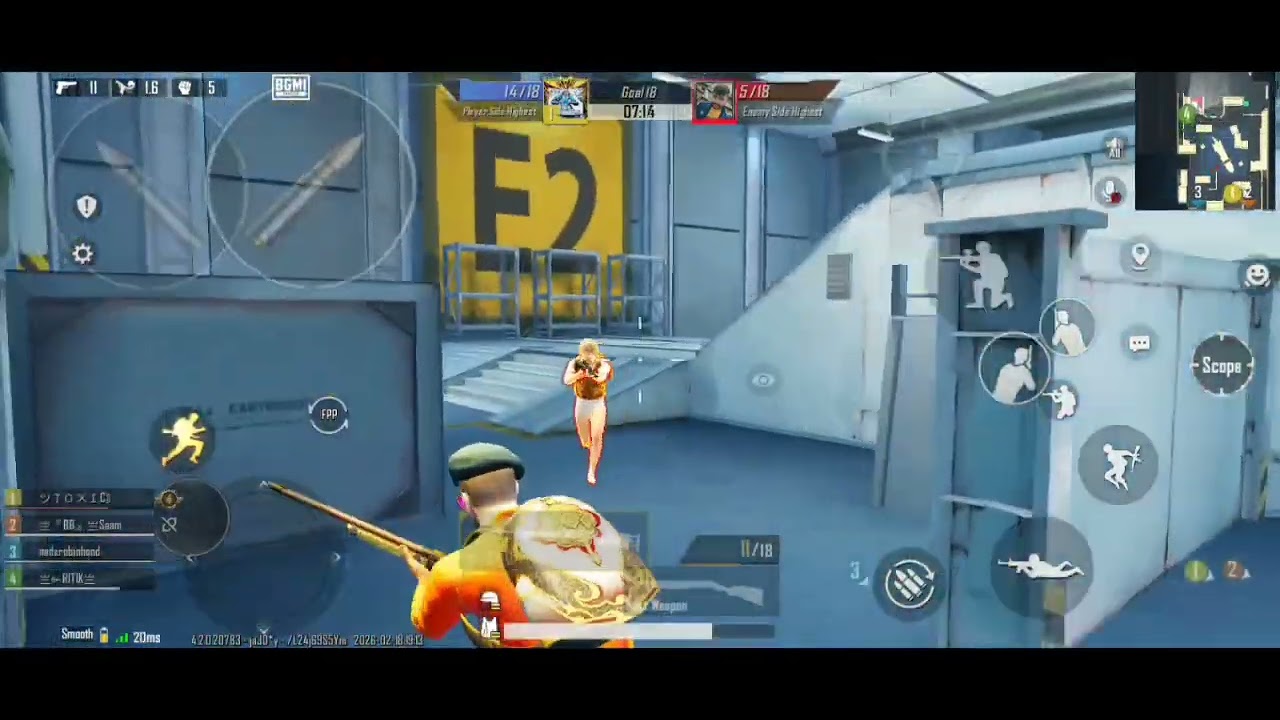 BGMI Gun game  #bgmi #youtube #R R GAMING OFFICIAL YT