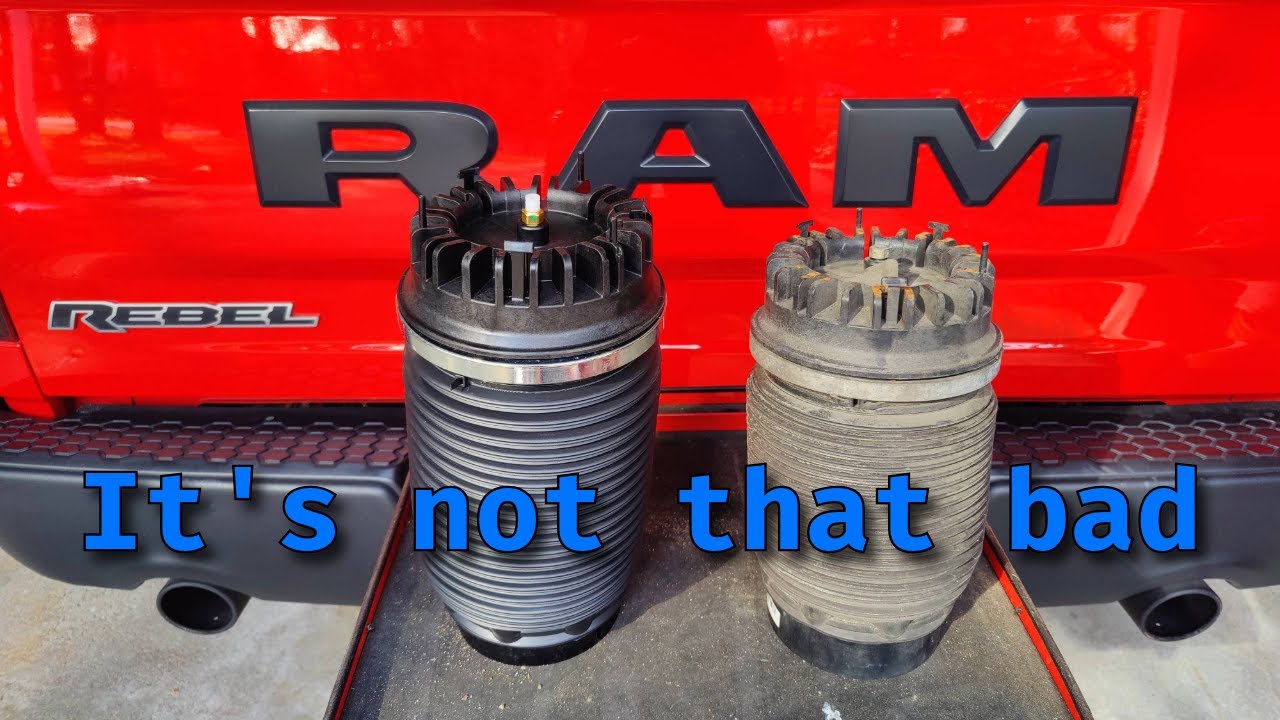 ЗАМЕНА ЗАДНЕЙ ПНЕВМОПРИВОДЫ Ram 1500 Rebel. Больше никаких утечек!