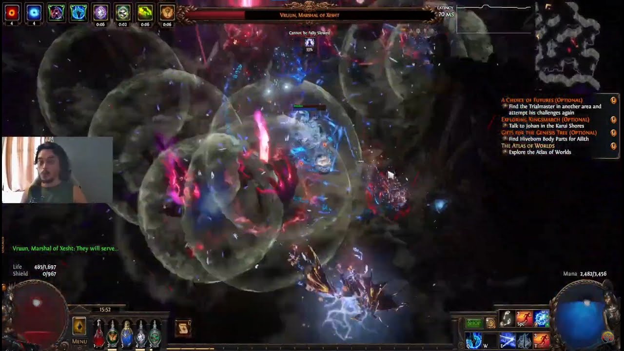 Live PoE 3.27 Kinetic Blast Hierophant - Road to Mapping!
