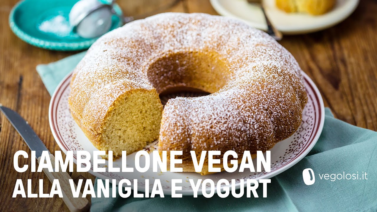 Ciambellone vegano alla vaniglia e yogurt