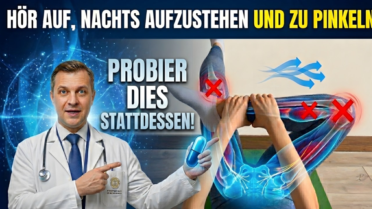 Nachts ständig auf Toilette? Urologe zeigt: 3-Minuten-Trick stoppt es HEUTE NACHT