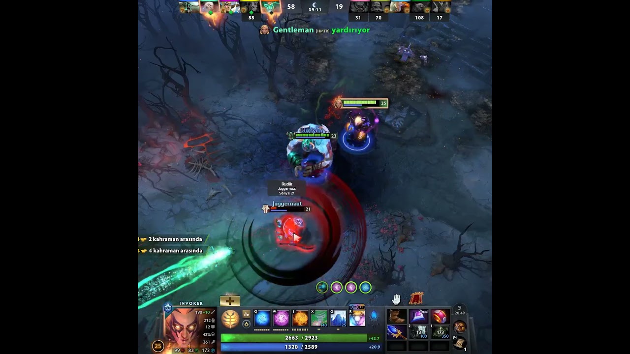 Gentleman - Invoker - DONT GO #dota #dota2 #dota2gameplay #dota2highlights #dota2invoker #shorts