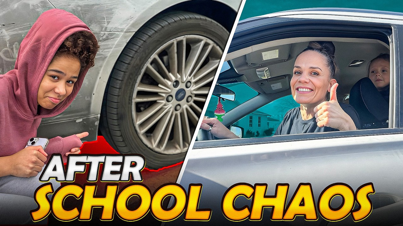 What It’s Really Like Being a Single Mom (Flat Tire & All)