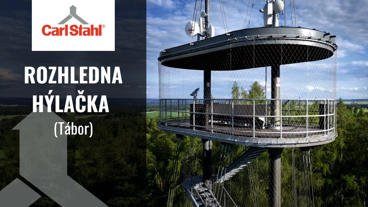 Rozhledna Hýlačka (Tábor) | Carl Stahl nerezové sítě a lana