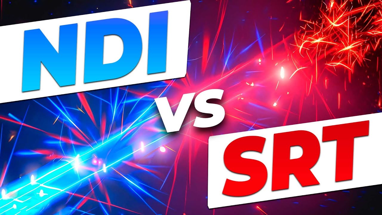 TODO sobre NDI y SRT - Cuál es la MEJOR OPCIÓN para Tu Producción de Vídeo - [MASTERCLASS Streaming]