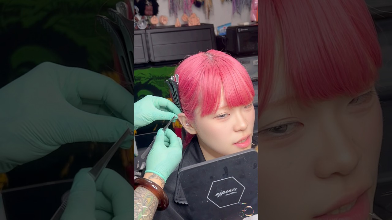 🇯🇵Tokyo 穿孔/恶魔钉 #东京穿孔师 #piercing #穿孔 #耳骨钉