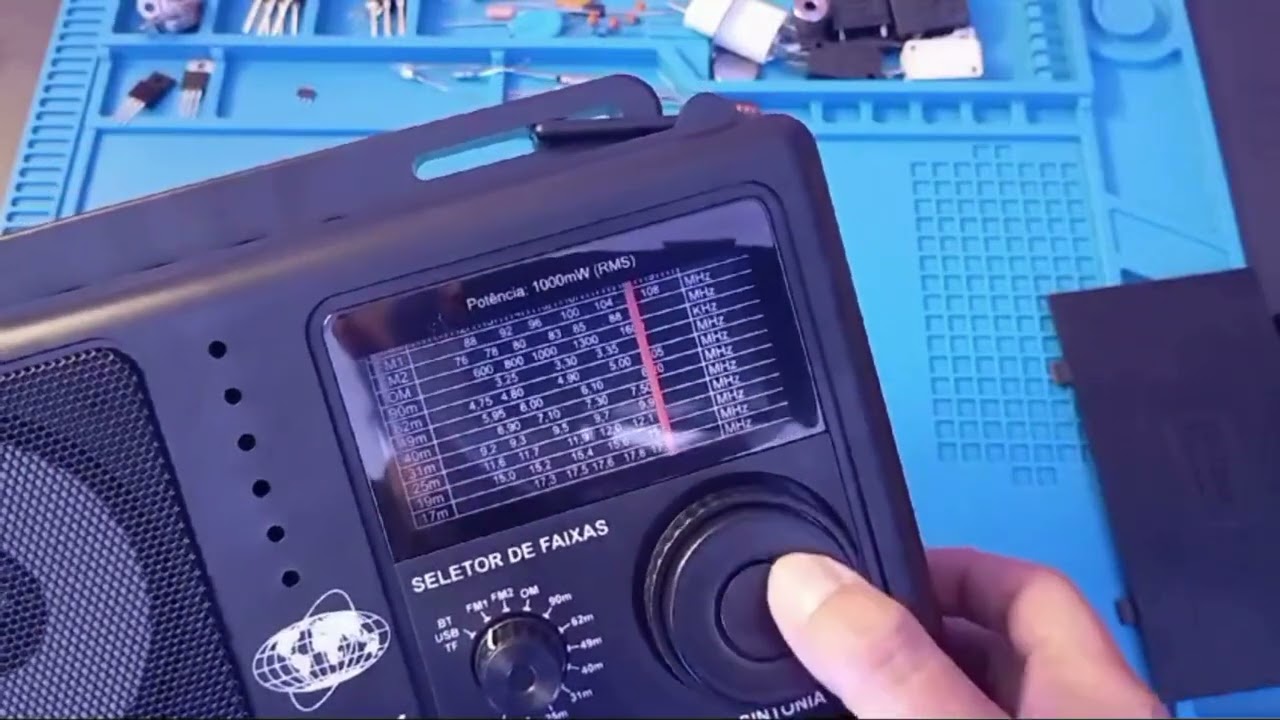 Radio motobras 12 faixas alcance mundial Usb Bluetooth 122ac.Teste detalhado em sintonias!