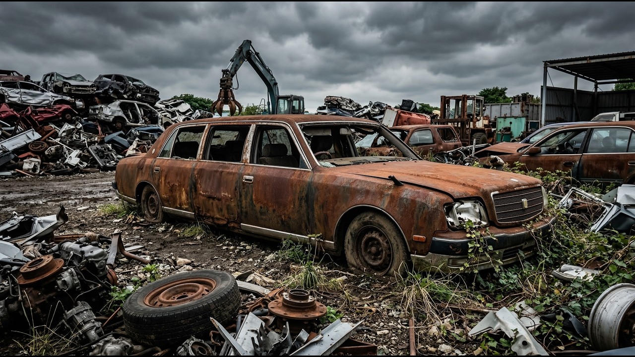 Abandoned Toyota Century Limousine Full Restoration | Satisfying Rusty Car Revival ASMR