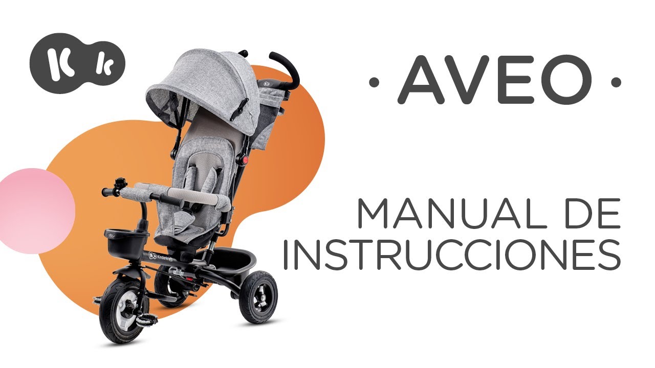 Cómo montar el triciclo AVEO Kinderkraft con asiento giratorio | Manual de instrucciones