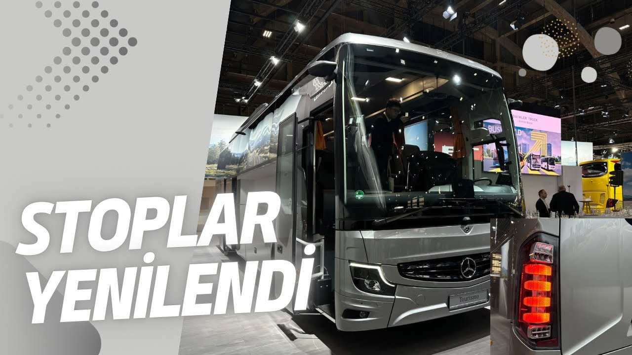 O ARTIK AYNASIZ ! | Yenilenen Mercedes Tourismo | Otogarda Ayna Vurma Derdine Son ! | Busworld 2023