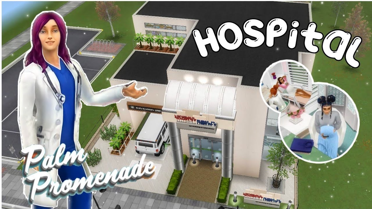 Hospital de maternidad🤰🏽🏥 • Sim Spring | Palm Promenade ✨🌿 | The Sims Freeplay 💚