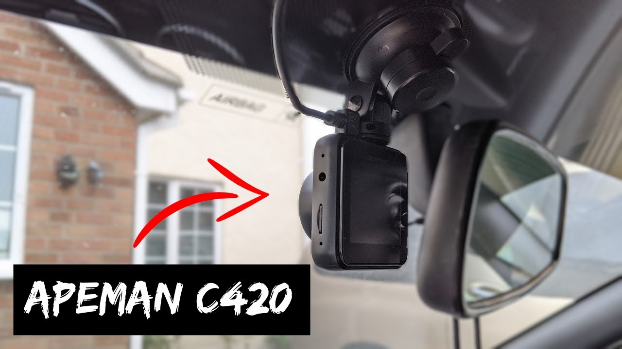 Apeman C420 Dash Cam Unboxing and Installation
