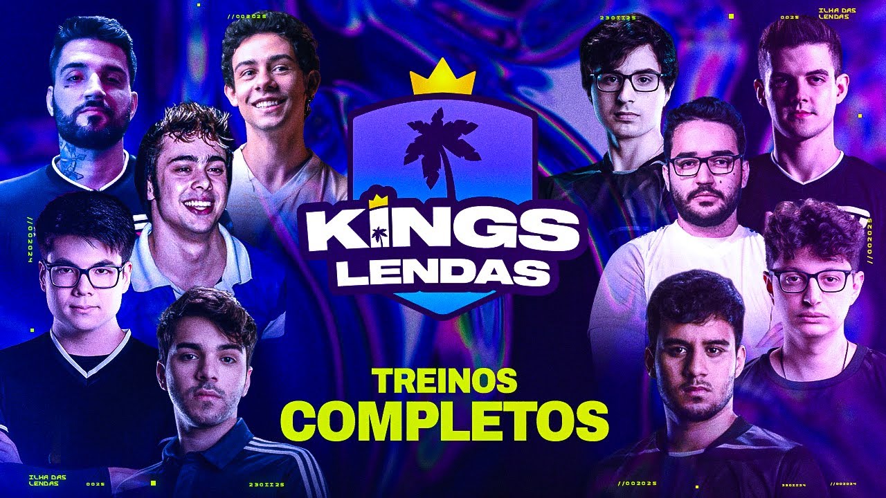Live completa: 👑 Treinos & Central KINGS LENDAS | ILHA DAS LENDAS