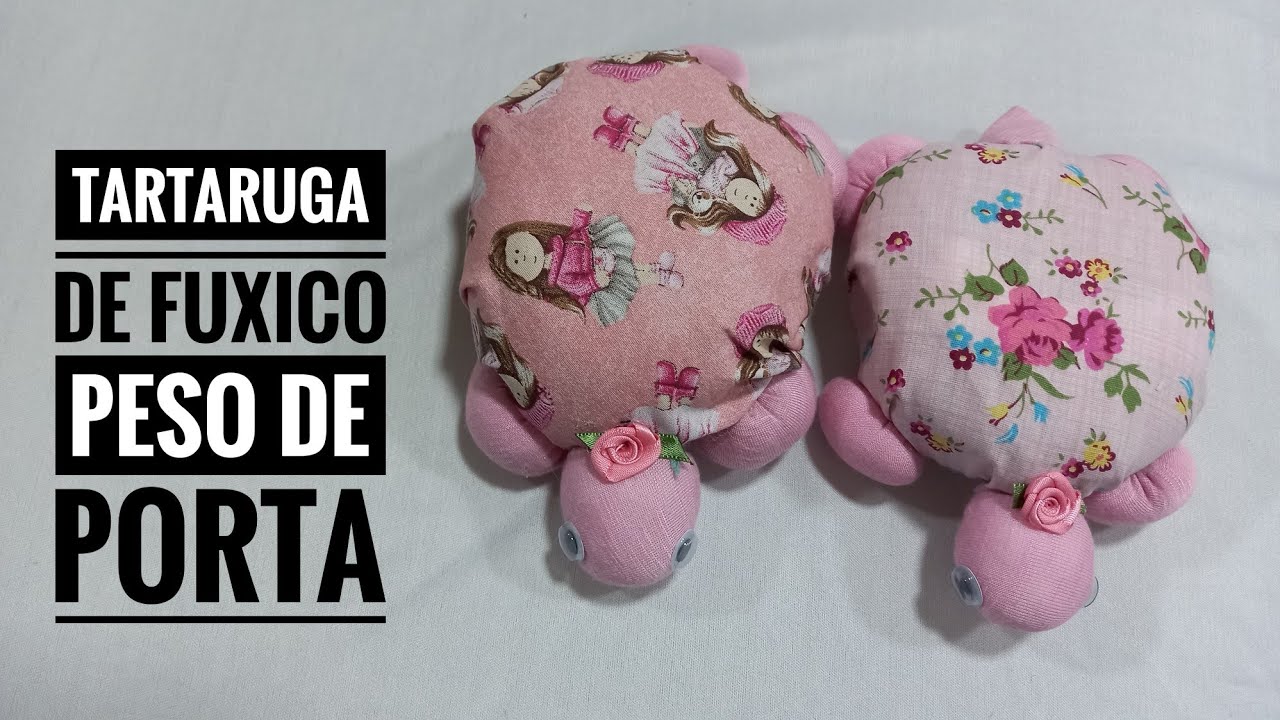 Tartaruga  Feita  de Fuxicos / Peso de Porta