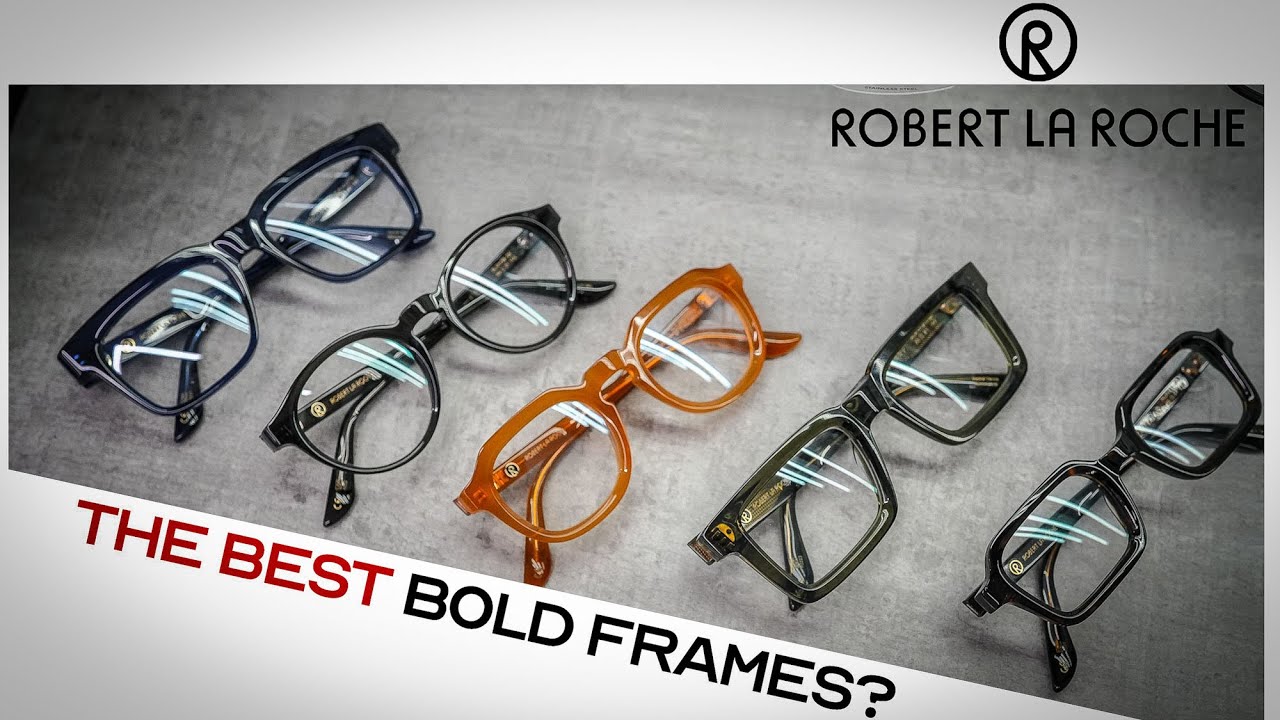 BOLD Hand-Made Acetate Glasses Showcase - The 5 BEST Plastic Frames by Robert La Roche #glasses