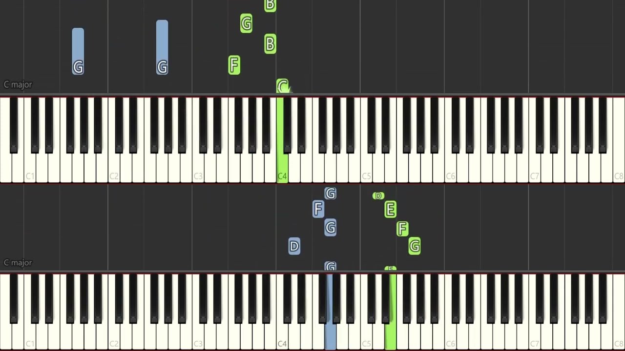 Mozart - Sonata in C major for keyboard four hands, K. 19d (doubtful) (Complete) [Piano Tutorial]