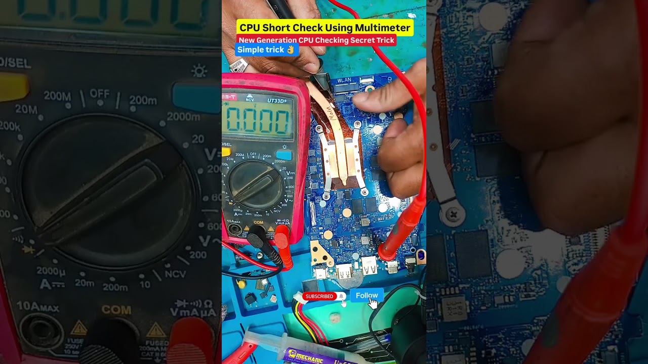 Laptop Not Powering On CPU Issue? Motherboard CPU Fault Finding Guide No Display?CPU Problem Confirm