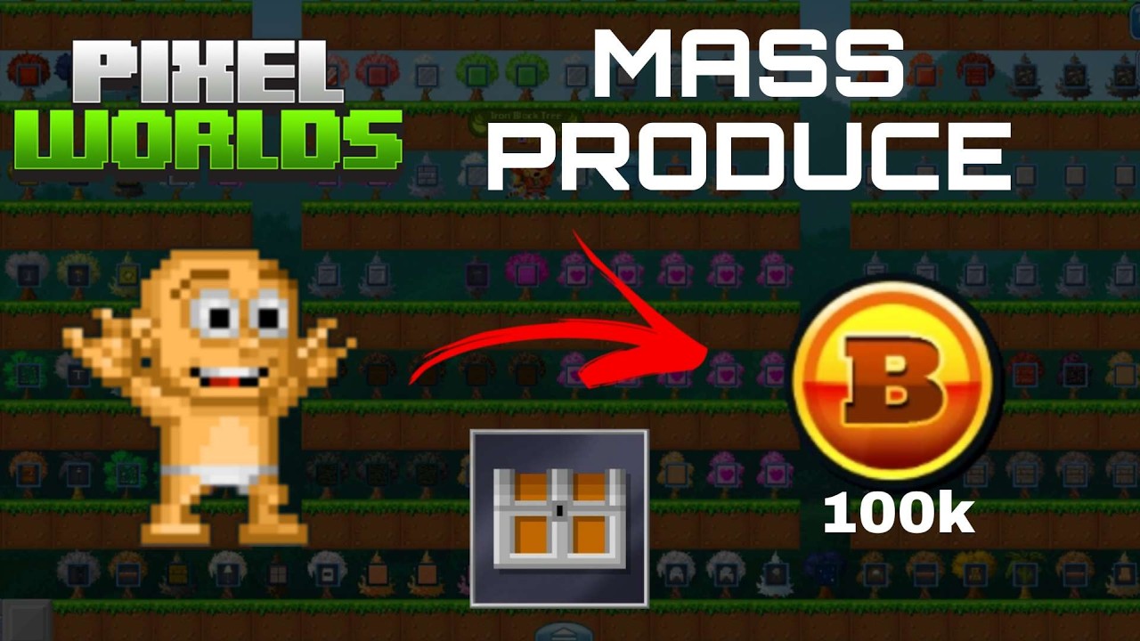SMALL CHEST MASS PRODUCION | PIXEL WORLDS
