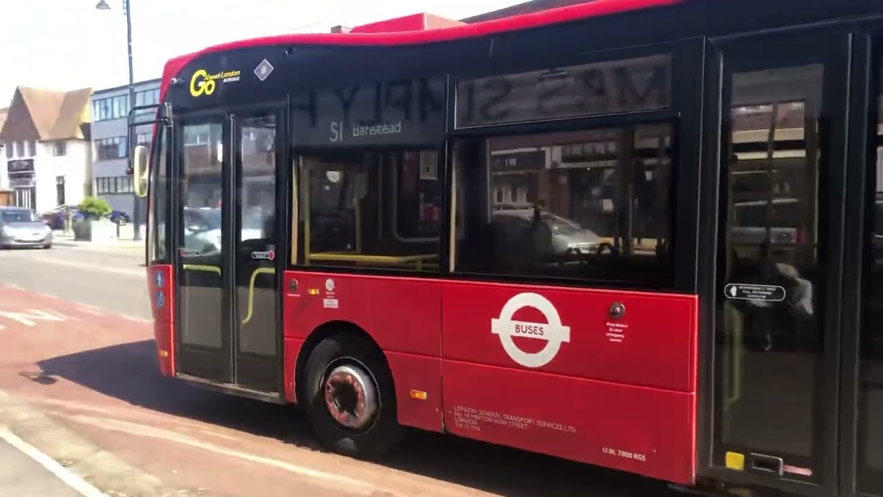 GAL Metrobus OM2 (YJ14BFF) Route S1 begins its journey heading to Lavender Fields