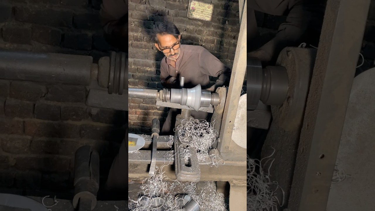 Aluminum silverware making process high production in local factory fast #process #shorts #viral