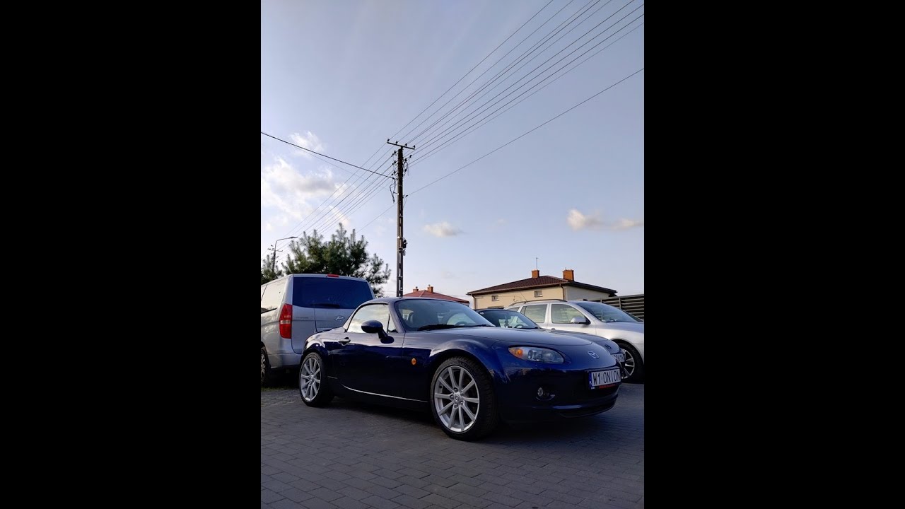 Mazda MX-5 NC - Konserwacja podwozia suchy wosk + niebieskie detale