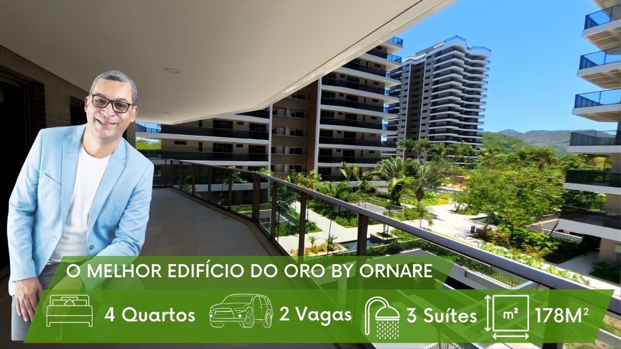 CONHEÇA AS VISTAS DO 2º ANDAR: ORO BY ORNARE (EDIFÍCIO COLLAR) | 4 SUÍTES - 178m²