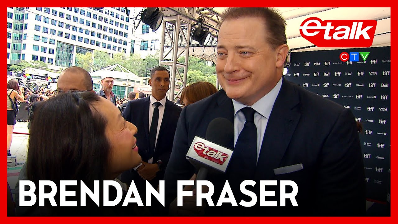 Brendan Fraser gets emotional talking about fan reaction at TIFF | Interview