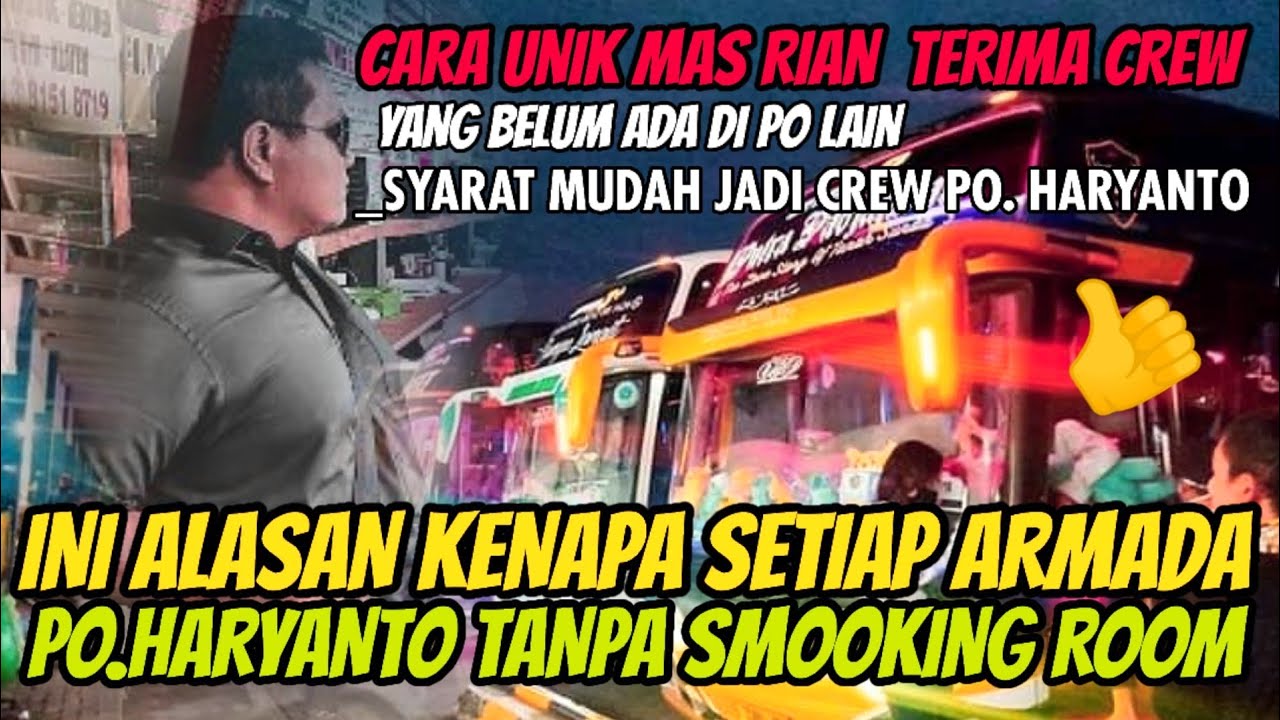 ALASAN KENAPA UNIT PO HARYANTO TANPA SMOKING ROOM|MUDAHNYA SYARAT KERJA DI PO HARYANTO_ASALKAN??
