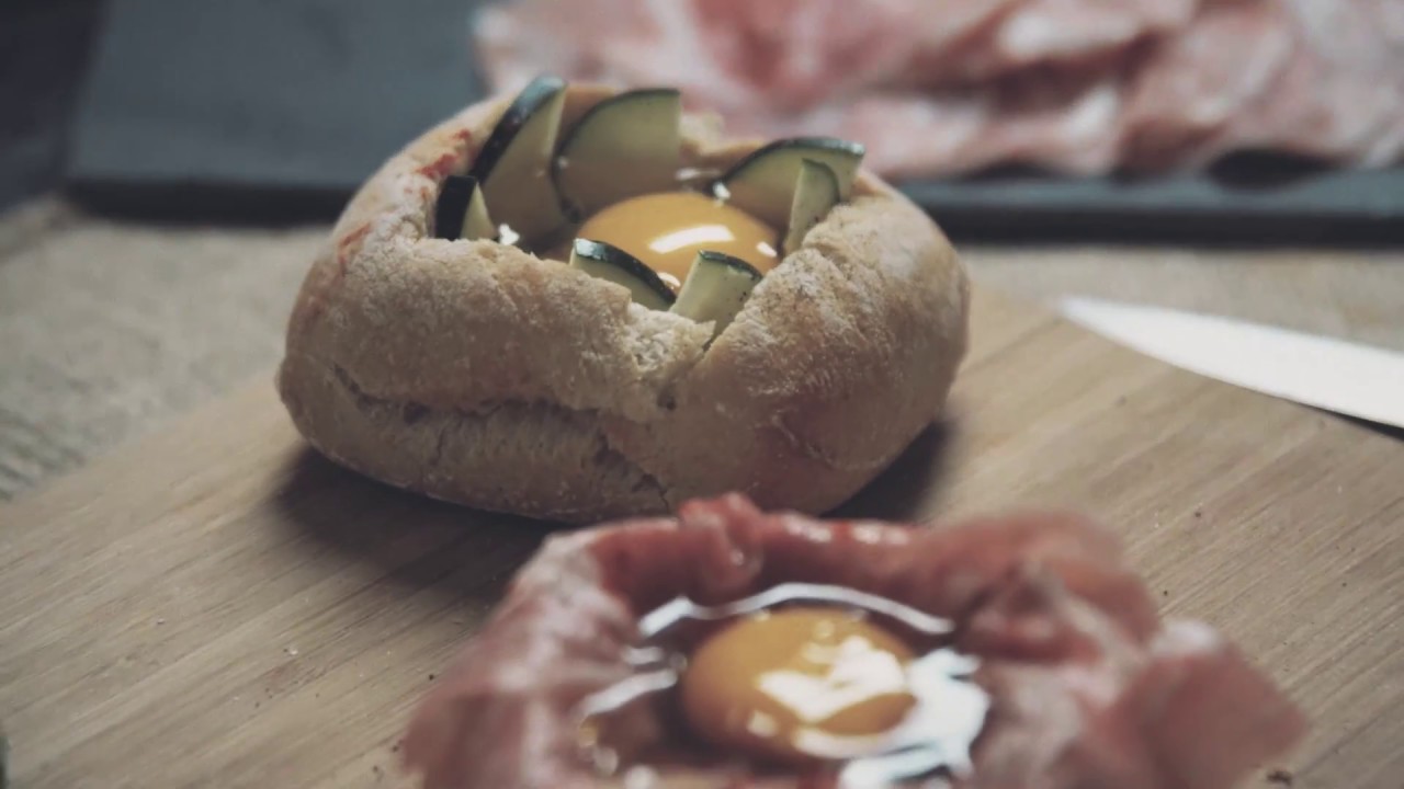 Bäckerei Junge - Frühstücksei im Brötchen #JungeRezepte