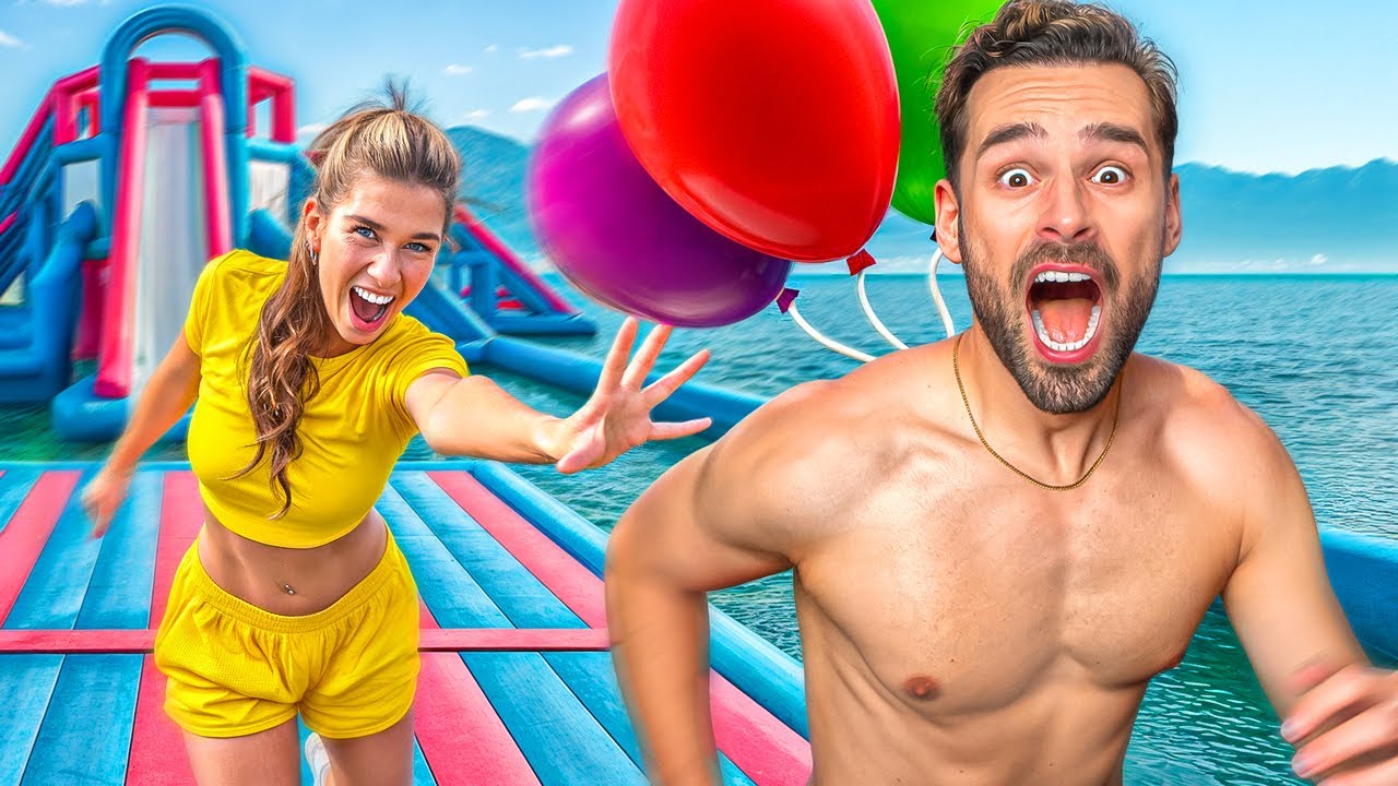 Tikkertje Op Een Springkussen Waterpark! *Met Opdrachten*