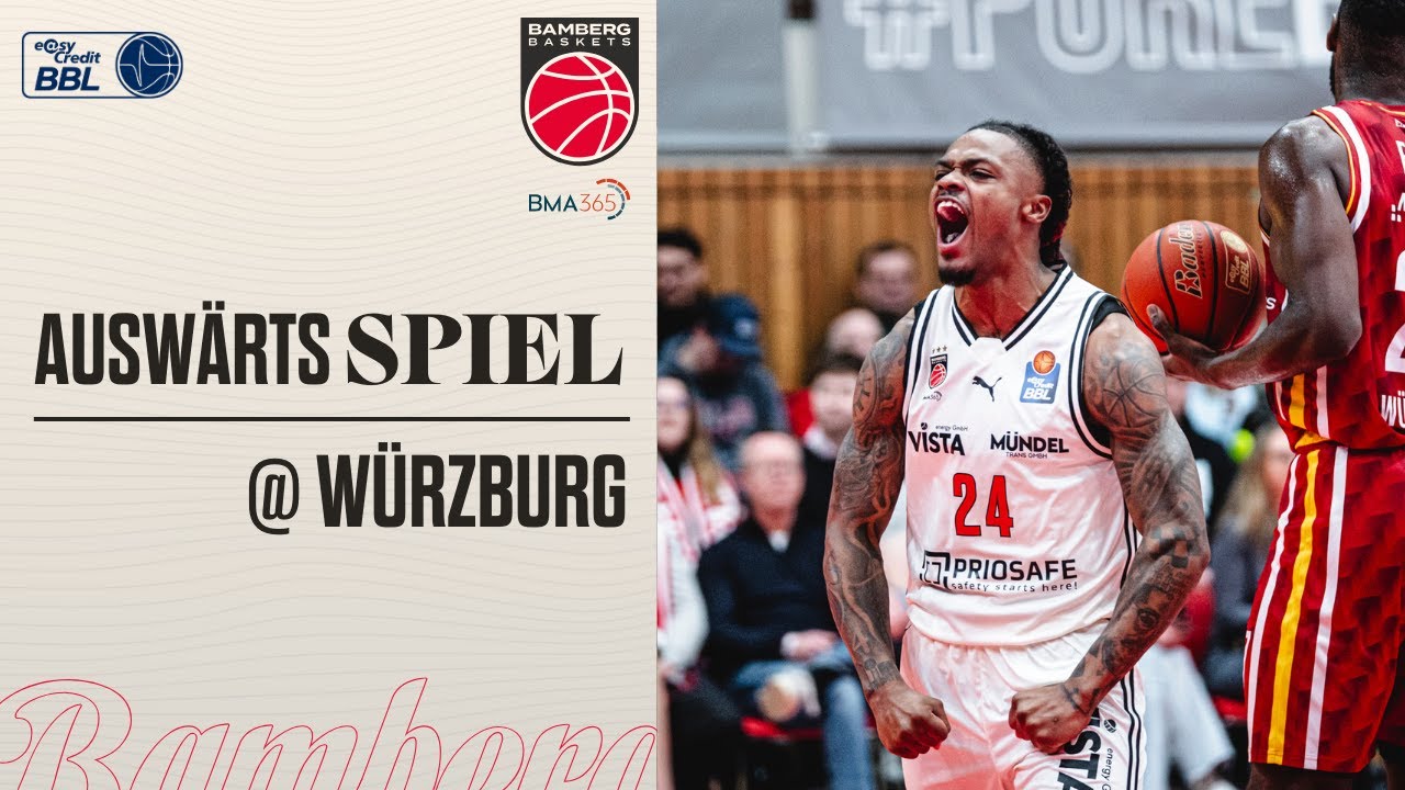 BMA365 Bamberg Baskets gewinnen auch das Frankenderby in Würzburg!