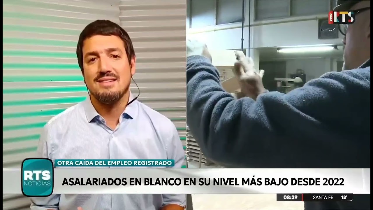 Asalariados en blanco en su nivel más bajo desde  2022