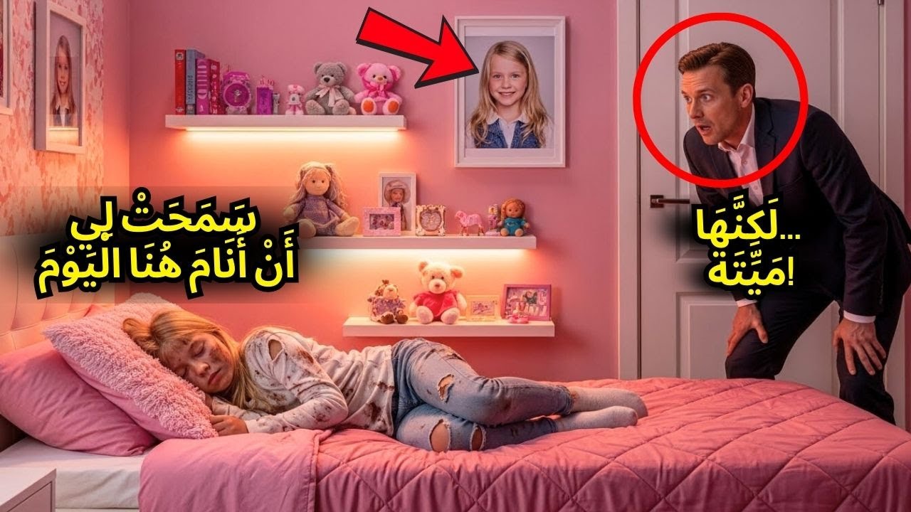 يجد مليونير فتاة متسولة في سرير ابنته المتوفاة – 