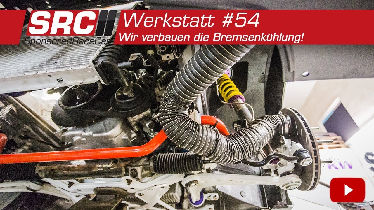 Wir verbauen die Bremsenkühlung! | Werkstatt #54 - SponsoredRaceCar