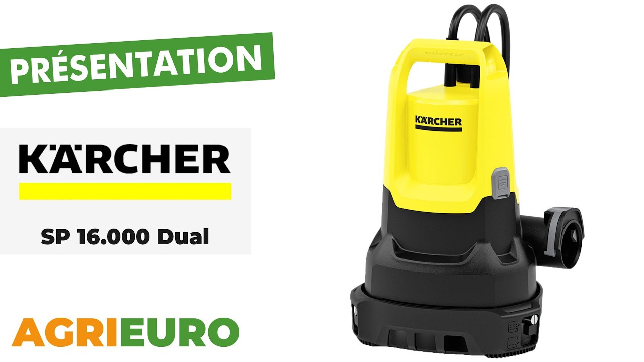 Pompe d'évacuation à immersion Karcher SP 16.000 Dual - Présentation