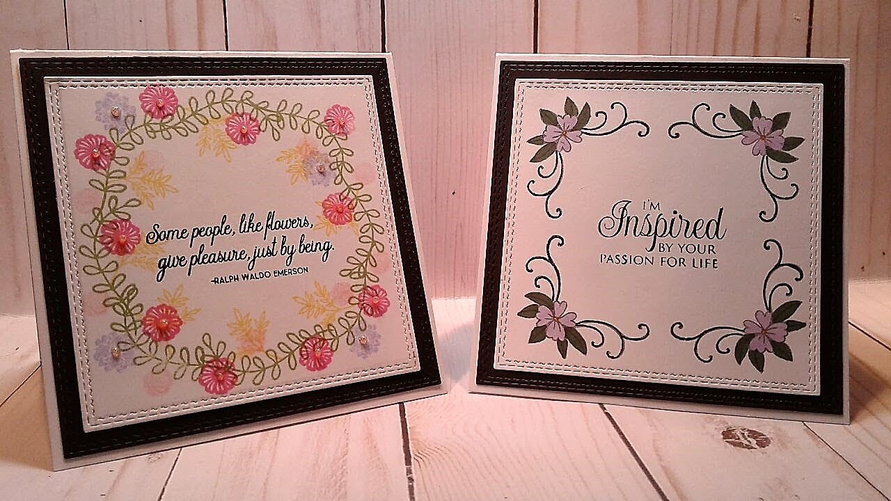 DIY Stamp Around The Square Template