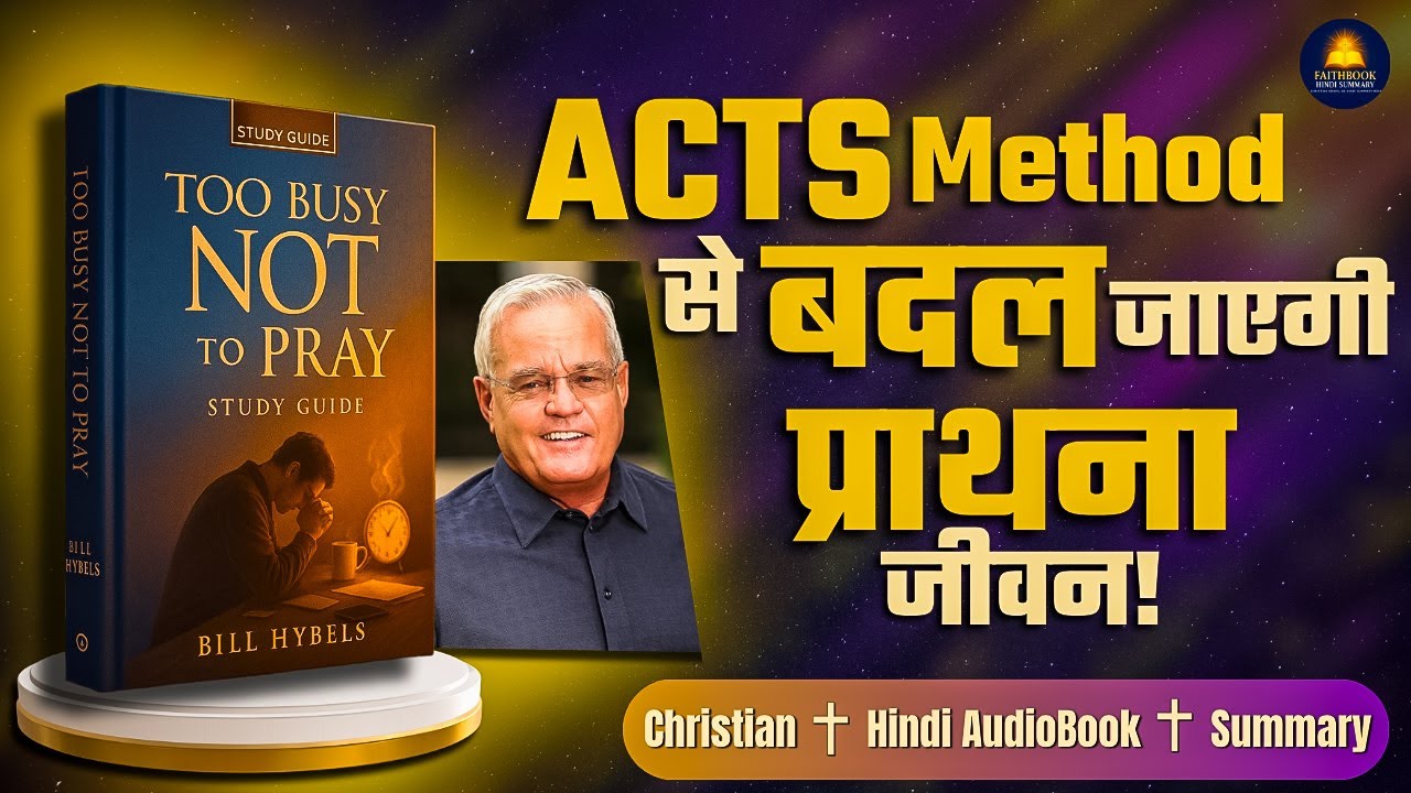 जीवन की दौड़ में परमेश्वर से दूर हो गए? ACTS Method से बदलें अपनी प्रार्थना | Too Busy Not to Pray