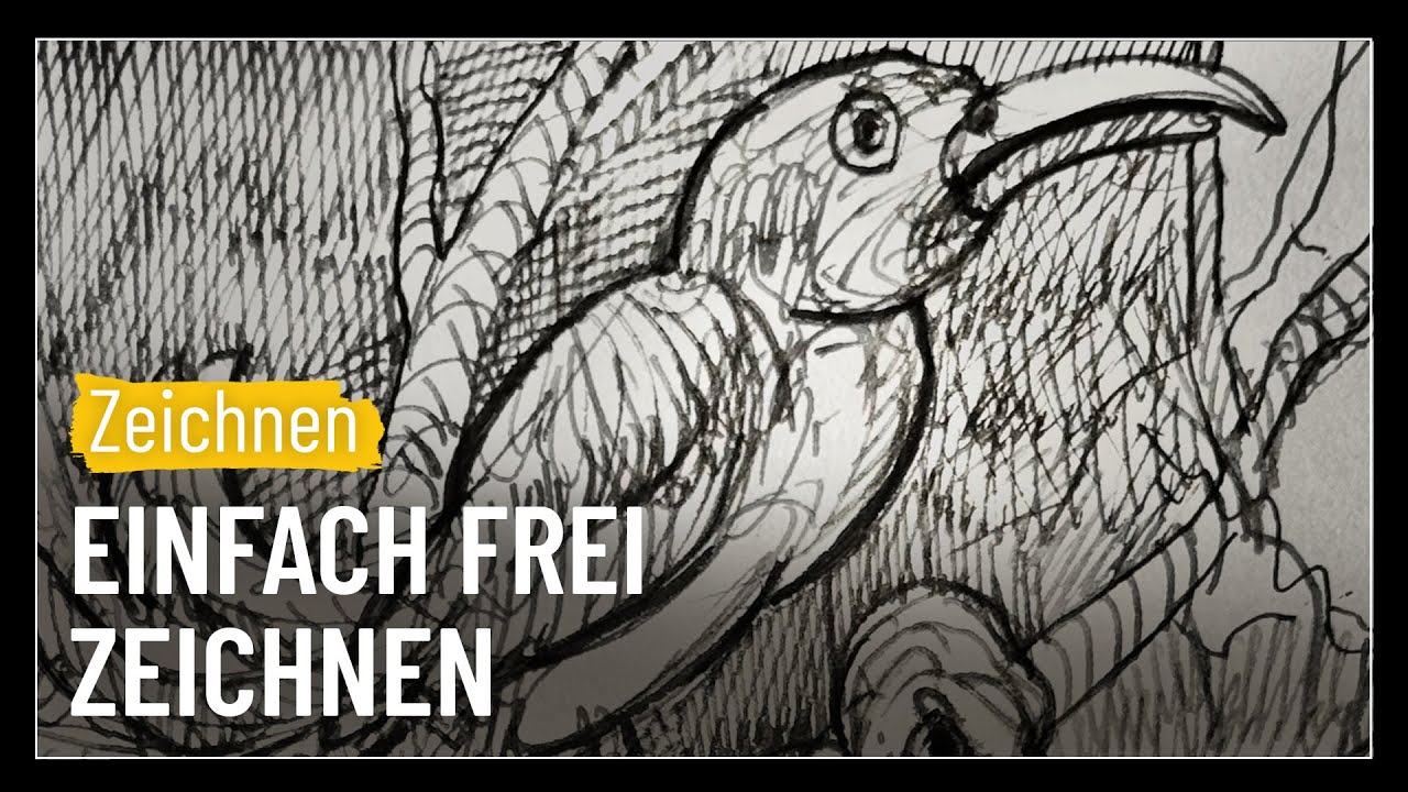Einfach frei zeichnen und schraffieren? | sehen&gestalten #216