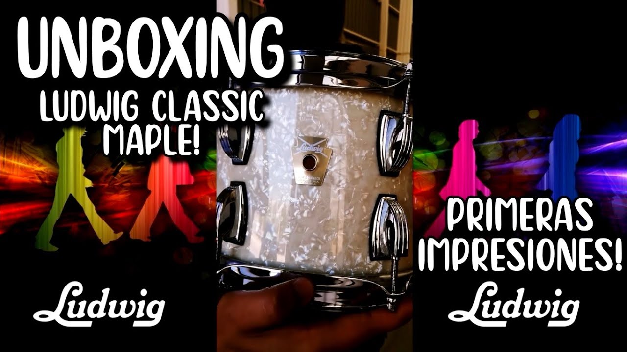 UNBOXING LUDWIG CLASSIC MAPLE (VINTAGE WHITE MARINE)