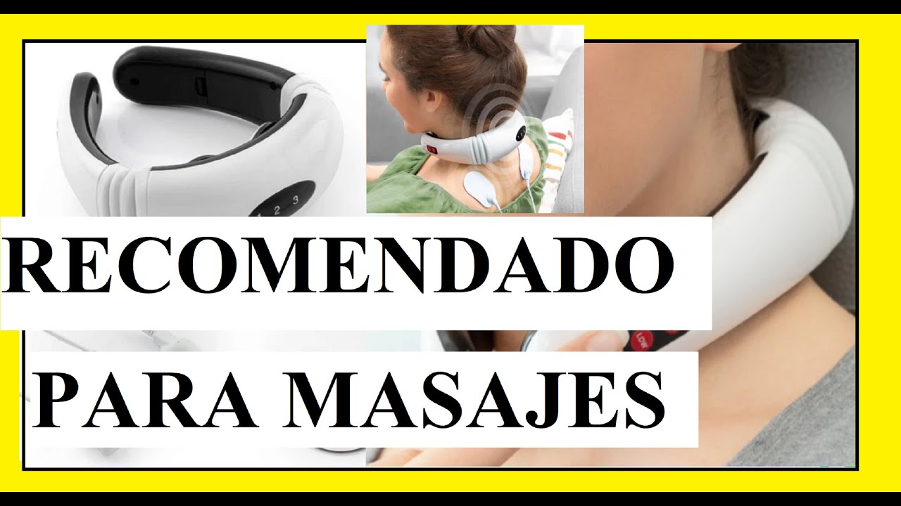 😉😉OPINIÓN MASAJEADOR CERVICAL, masaje espalda, cuello y muslos,... descontract 2021😉😉