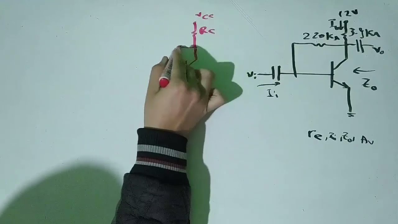 (DC-AC) analysis of collector-base feedback bjt circuits بالعربي | م/ محمود غالي | هندسة الزقازيق