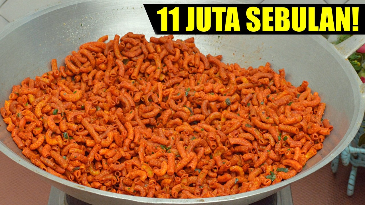 MAKARONI 19 RIBU JADI 11 JUTA PERBULAN |CARA MUDAH MEMBUAT MAKARONI BANTAT KRIUK 2 BULAN