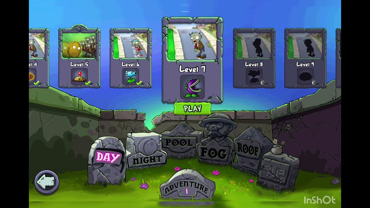 Plants vs Zombies #2: level 1-8 completed!