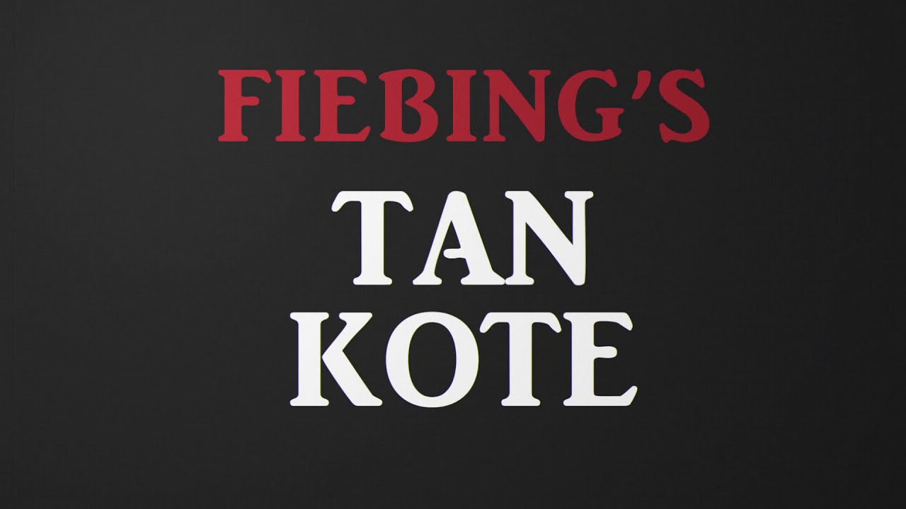 Инструкция по применению покрытия Fiebing's Tan-Kote Top Finish для работы с кожей.