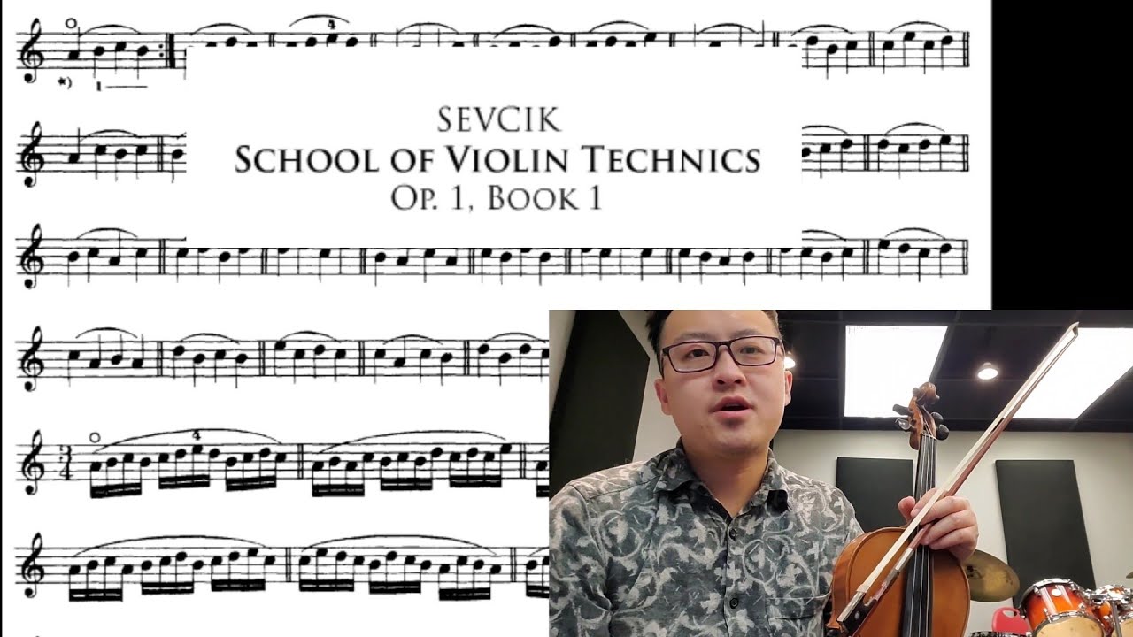 Left hand violin technique - sevcik