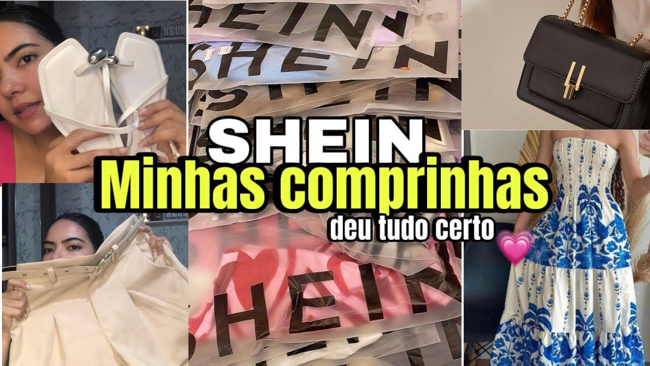 COMPRINHAS DA SHEIN QUE DERAM MUITO CERTO🛍️comprei muita coisa,look natal,bolsa,vestidos-Thainar 