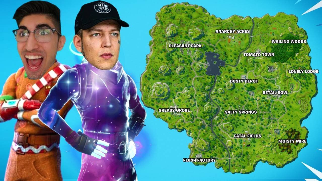 ERSTE FORTNITE OG Runde mit Montinious (OG Season 1 Map)