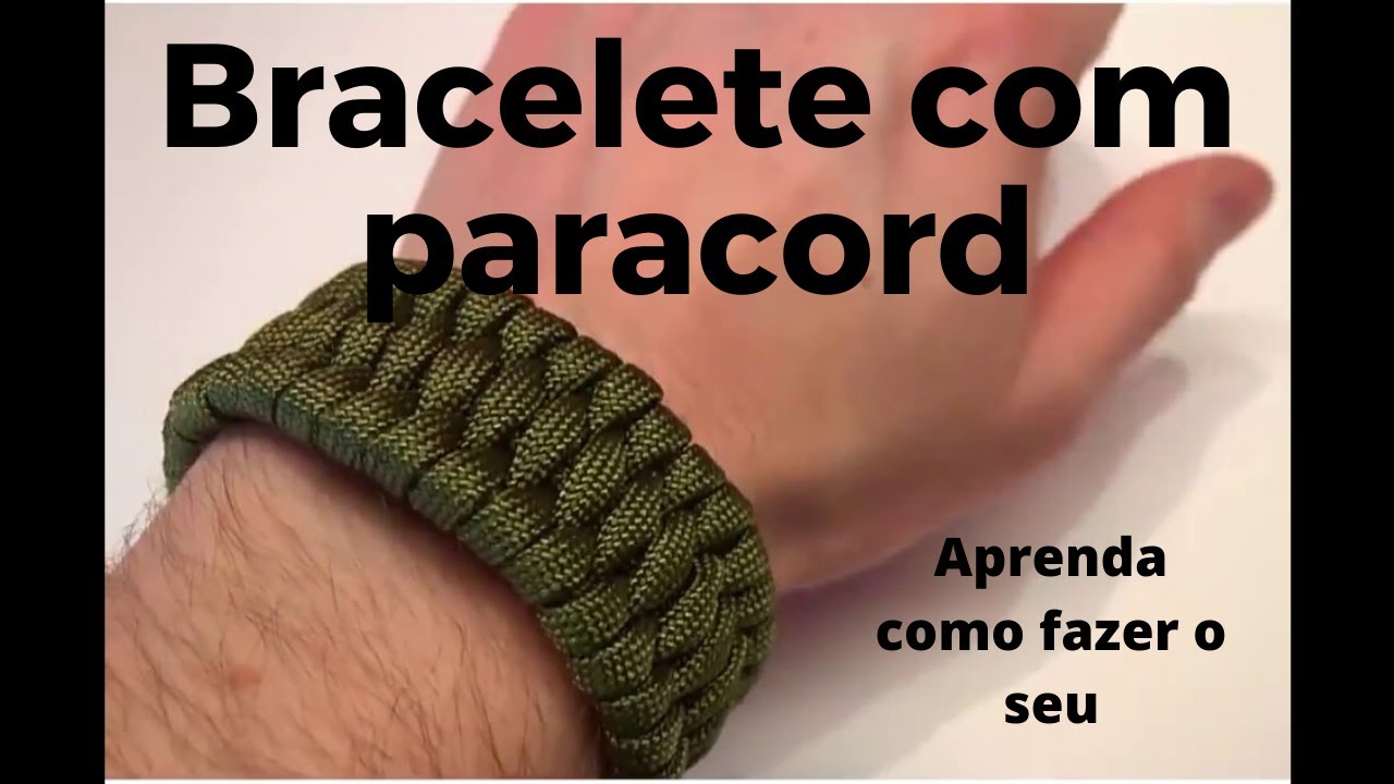COMO FAZER UM BRACELETE DE PARACORD