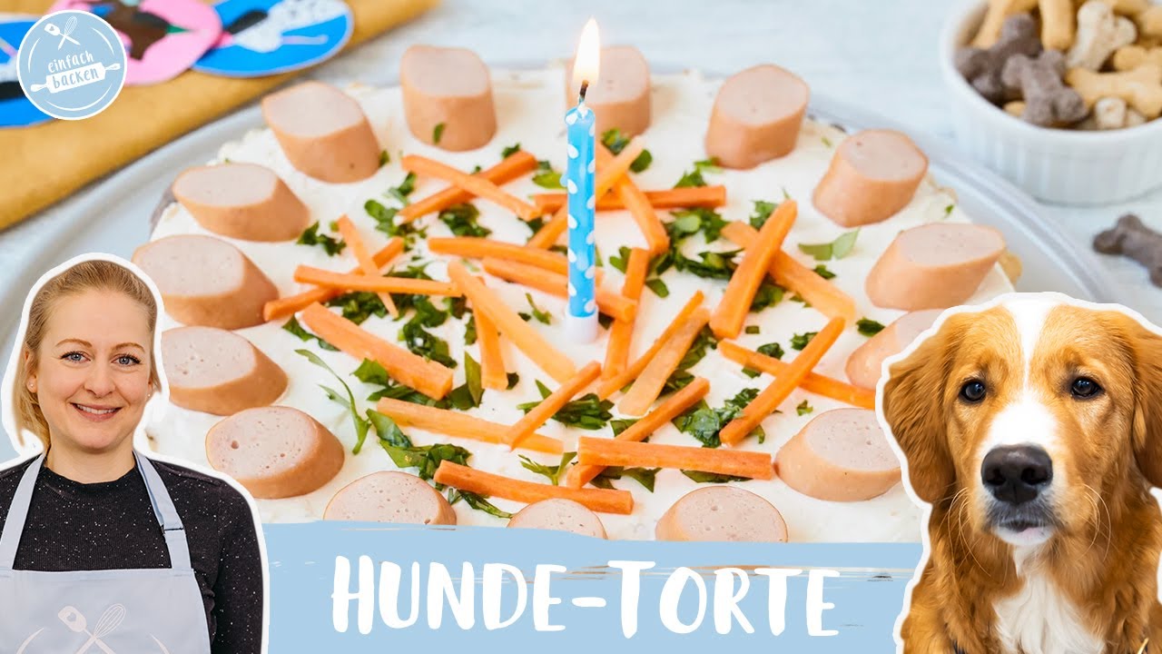 Hunde-Torte 🎂🐶 | Hundekuchen selber backen | Einfach Backen