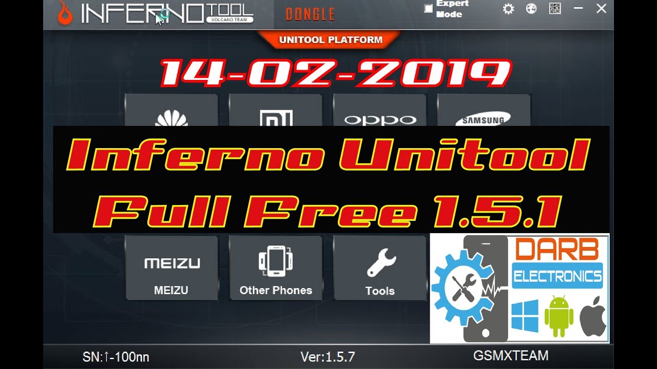 Inferno Unitool v1.5.7 cracked Latest V1.5.7 2 Crack Free Download 100% Working تحميل كراك شغال